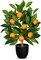 15.7" Artificial Orange Tree in Black Pot – Realistic Faux Citrus Plant for Home, Office, Living Room, Table, or Desk Décor